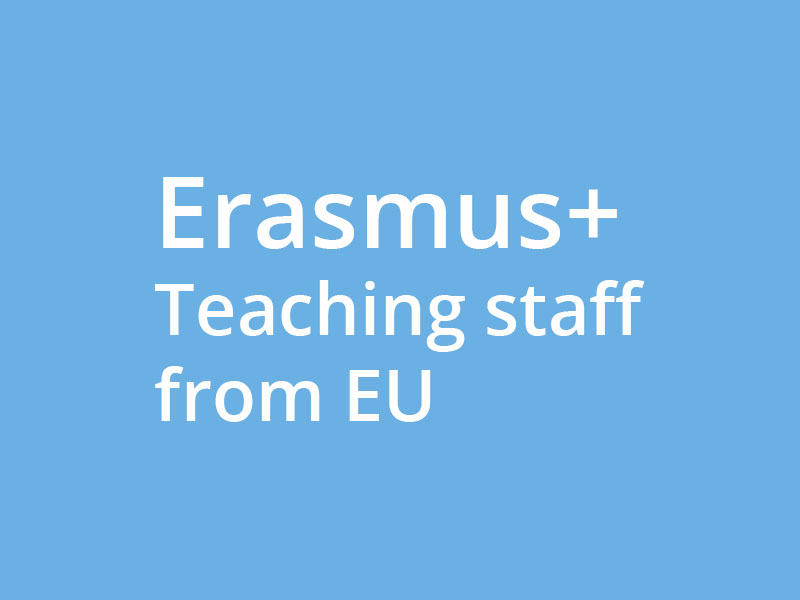 Erasmus+ Teaching staff from EU - Internazionale UNIPV